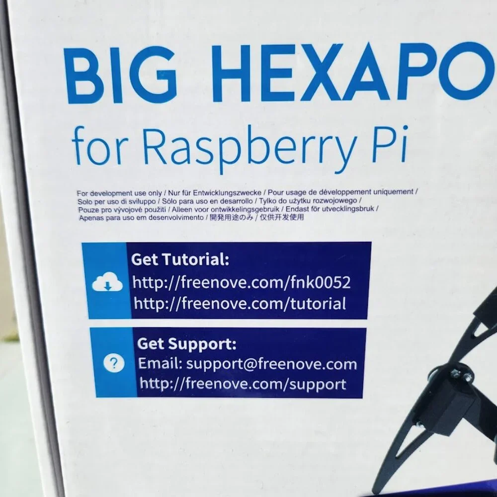 NEW Freenove Hexapod Robot Kit for Robotics Rasberry Pi 5 4 B 3 B+ Zero 2